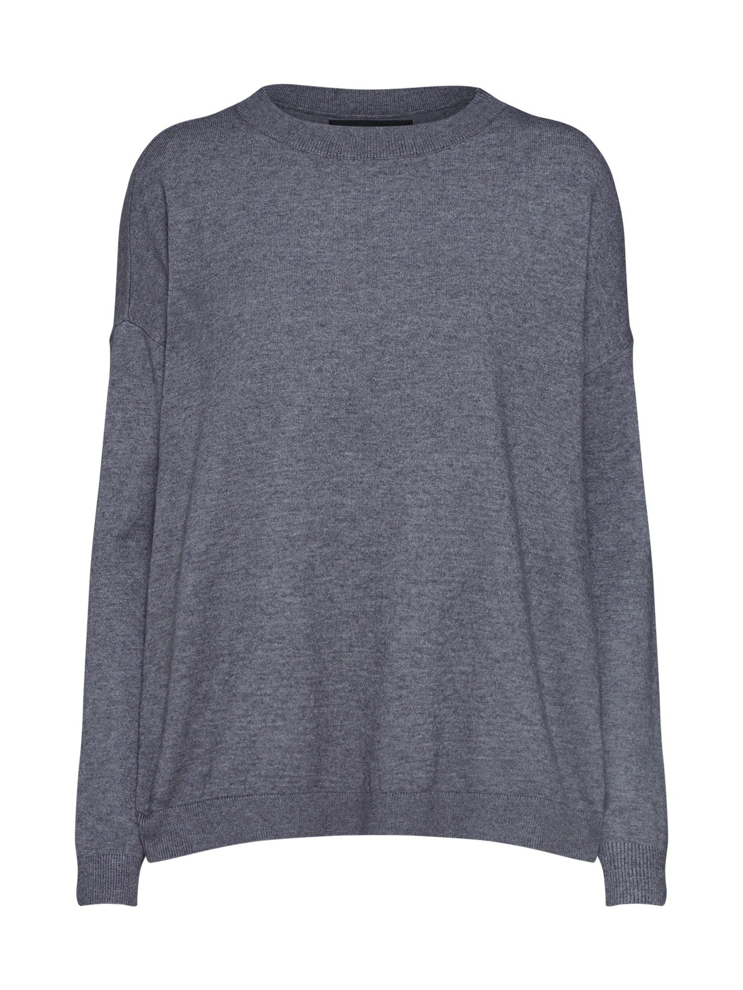 VERO MODA Pulover 'VMCHOU KARIS LS O-NECK BUTTON BLOUSE BOO'  gri
