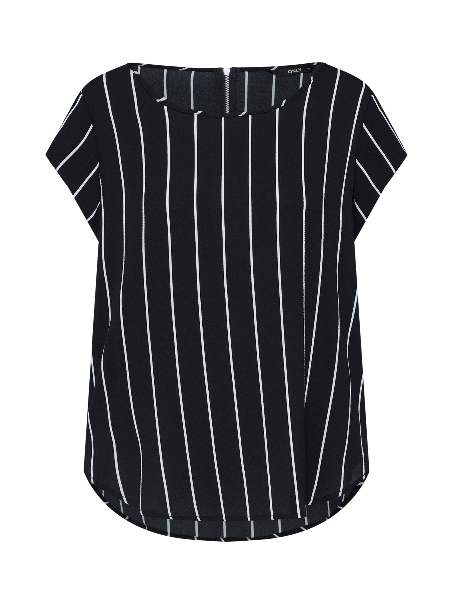 ONLY Bluză negru / alb