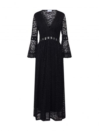 Carolina Cavour Rochie de seară 'midi lace dress'  negru
