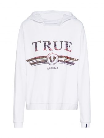 True Religion Bluză de molton 'HOODY TRUCCI'  culori mixte / alb