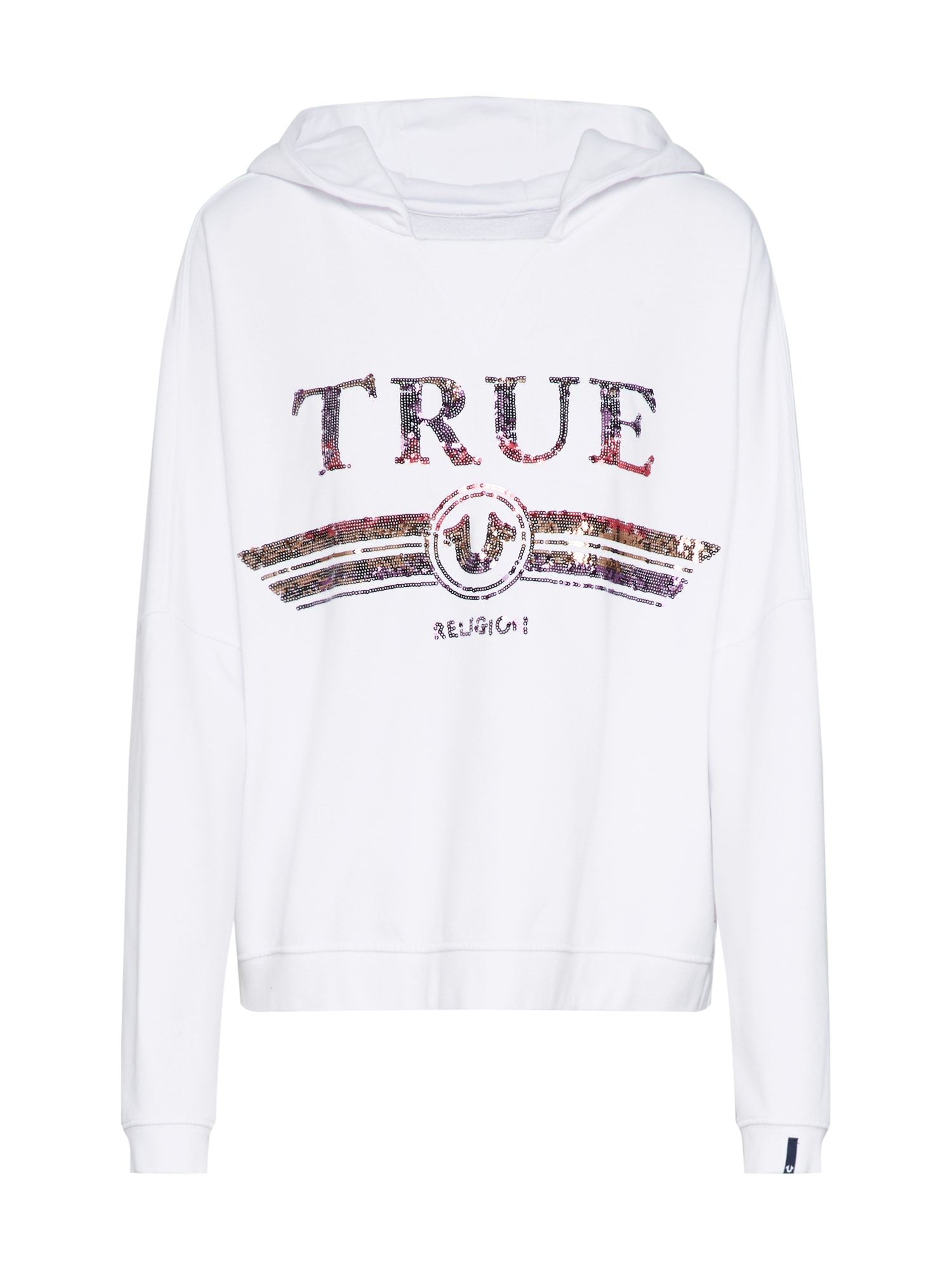 True Religion Bluză de molton 'HOODY TRUCCI'  culori mixte / alb