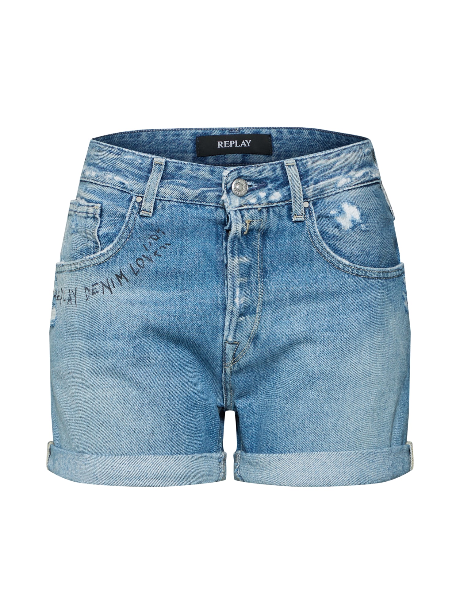 REPLAY Jeans 'Palmen'  denim albastru