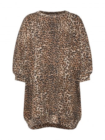 Ragdoll LA Bluză de molton 'Super Oversized Flame Sweatshirt'  maro / negru