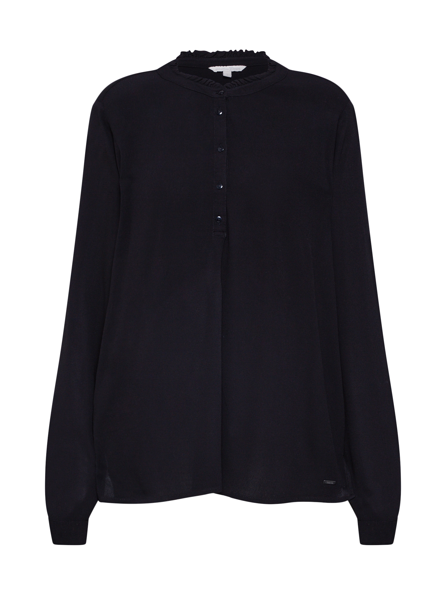 TOM TAILOR DENIM Bluză  negru