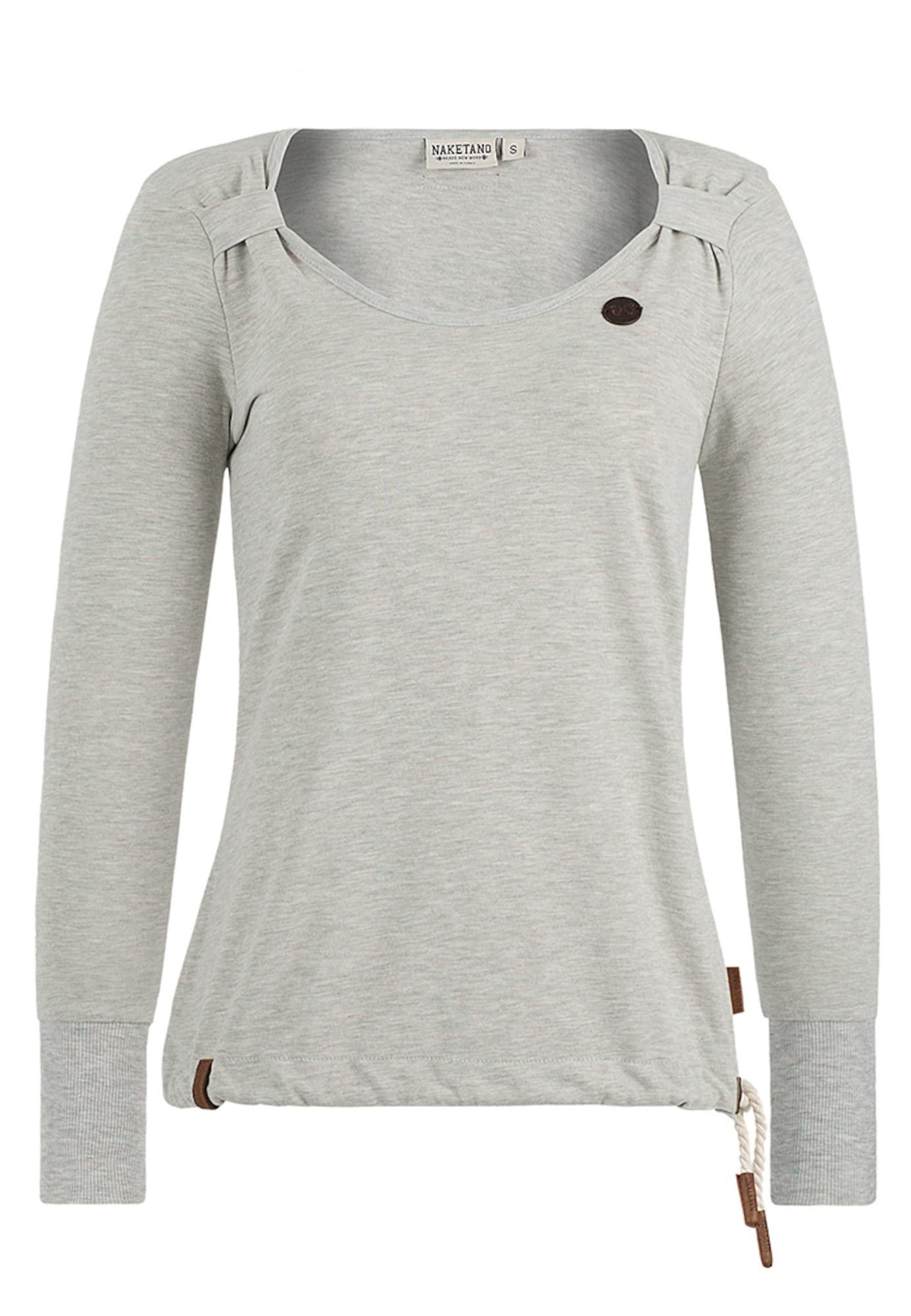 Naketano Bluză de molton 'Big Dudelsack Flavour'  gri amestecat