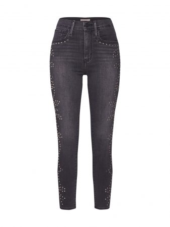 LEVI'S Jeans 'MILE HIGH ANKLE SKINNY'  denim negru