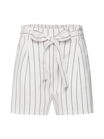 SISTERS POINT Pantaloni 'REX-SHO'  crem / negru