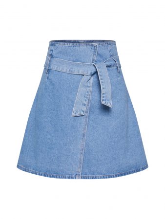Lost Ink Fustă  denim albastru