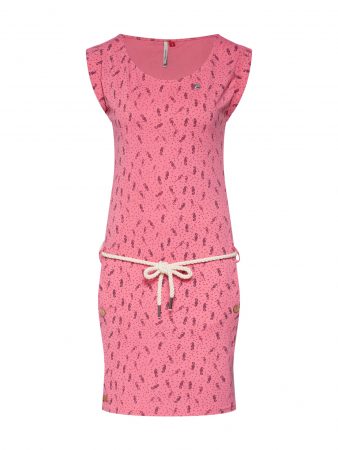 Ragwear Rochie de vară 'TAGALI'  roz / negru / alb