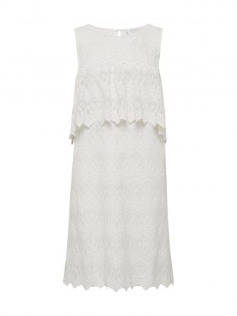 VILA Rochie de vară  alb