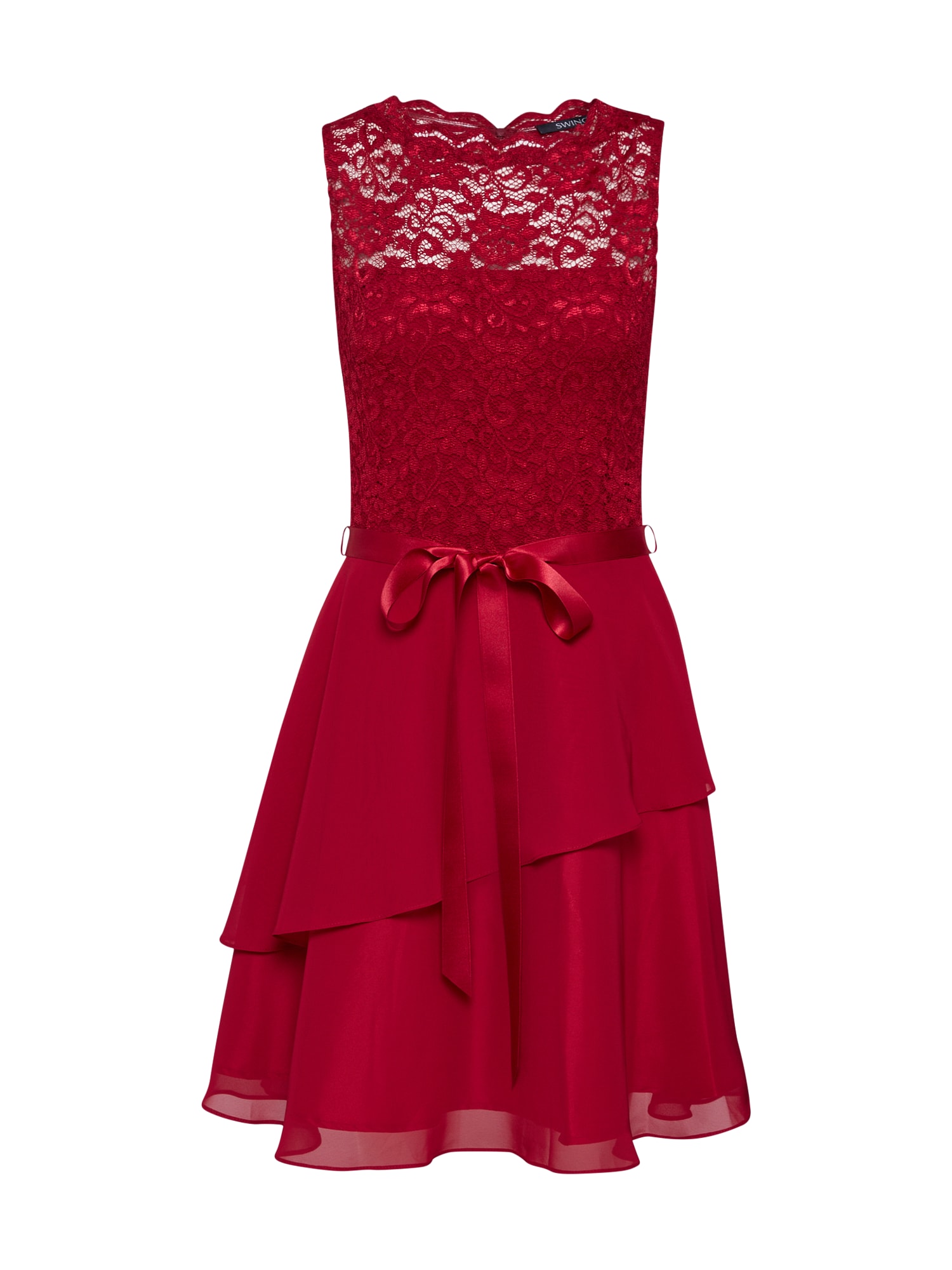 SWING Rochie de cocktail roșu vin