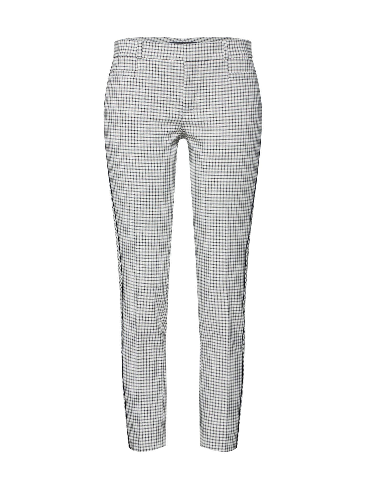 Banana Republic Pantaloni 'SLOAN SPORTY SIDE STRIPE PIPING PANT' alb
