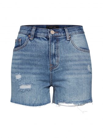 Lost Ink Jeans 'DENIM MOM SHORT CAPITAL RIP'  denim albastru