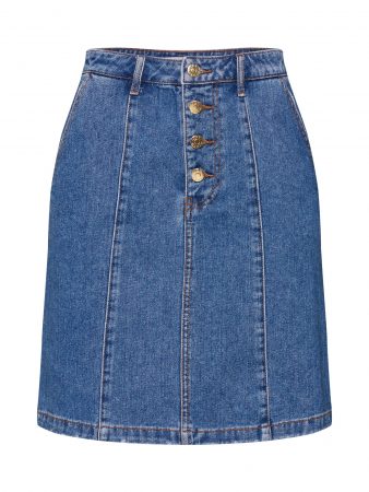 JACQUELINE De YONG Fustă 'LOLA'  denim albastru