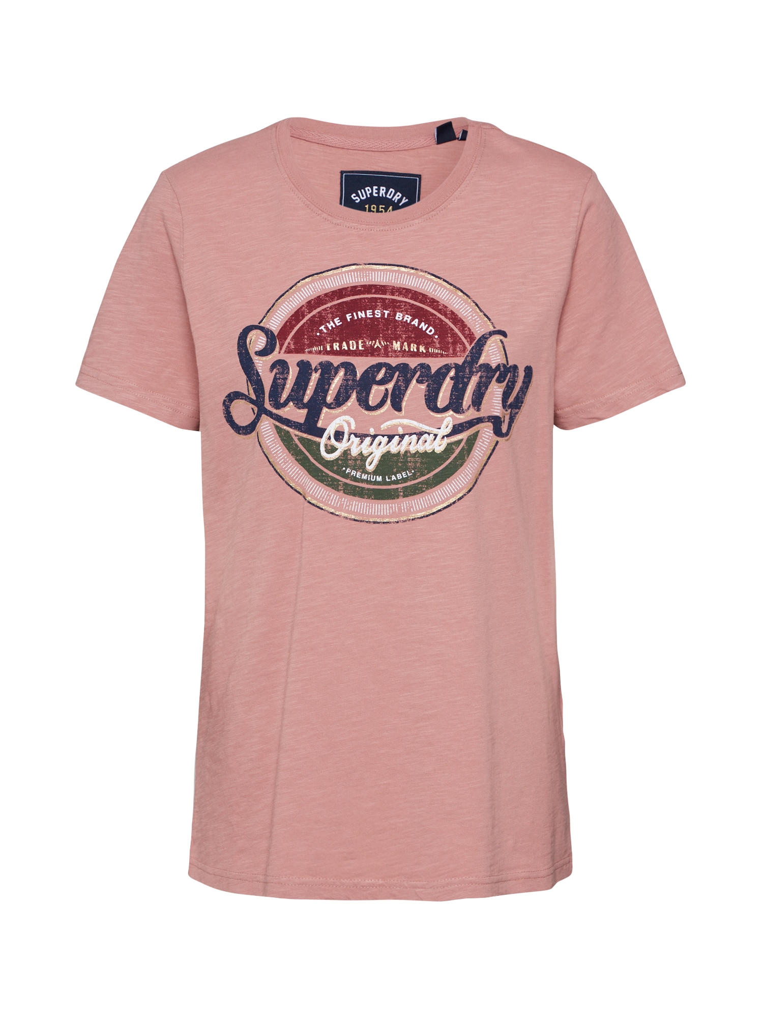 Superdry Tricou 'ORIGINAL GASOLINE ENTRY TEE'  roz vechi