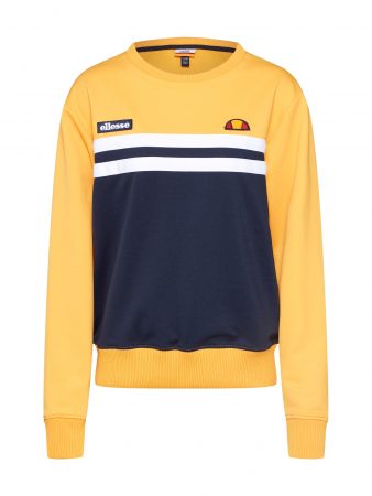 ELLESSE Bluză de molton 'TARIA'  navy / galben