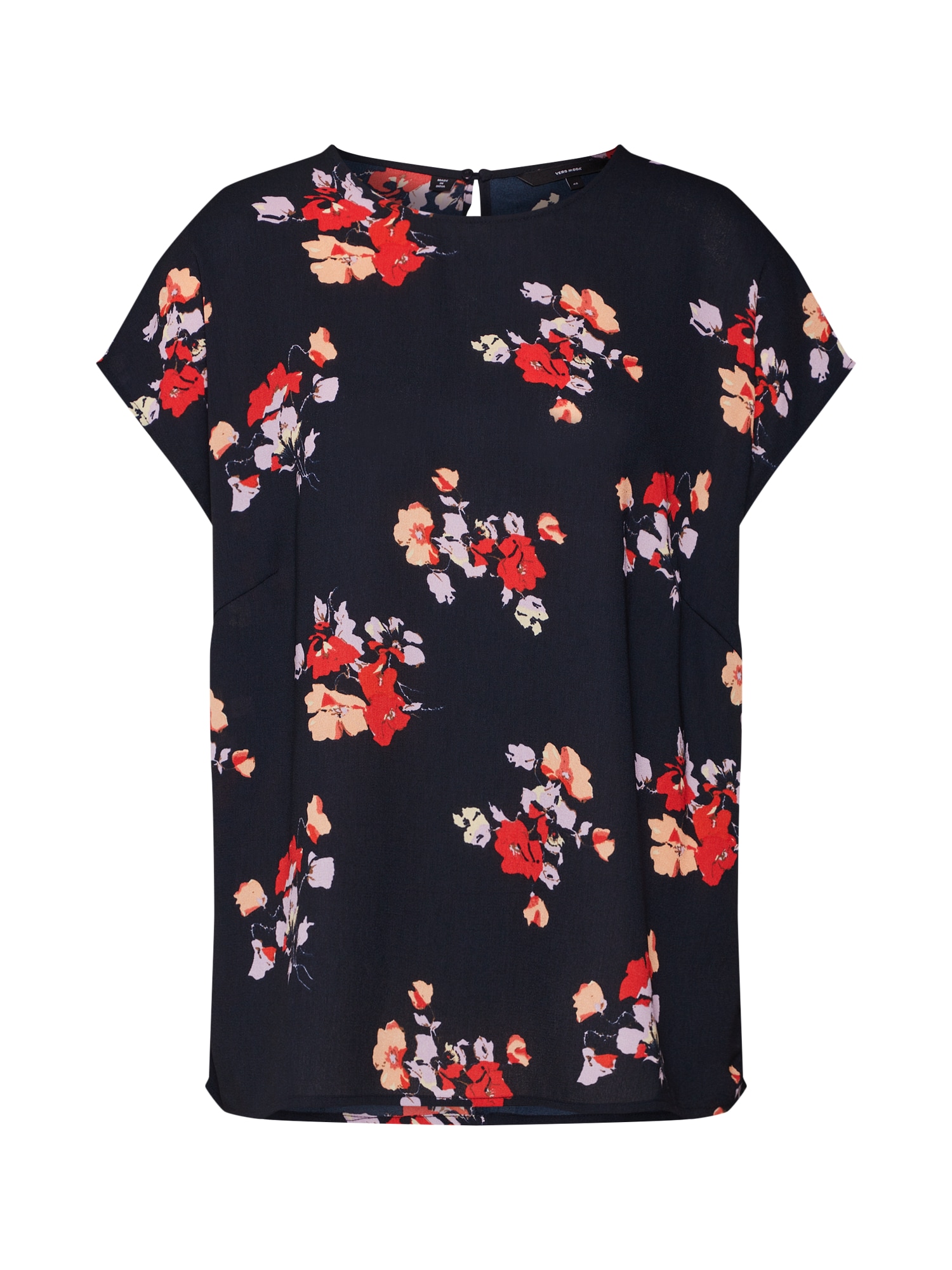 VERO MODA Bluză 'VMKAYA SL TOP'  albastru noapte