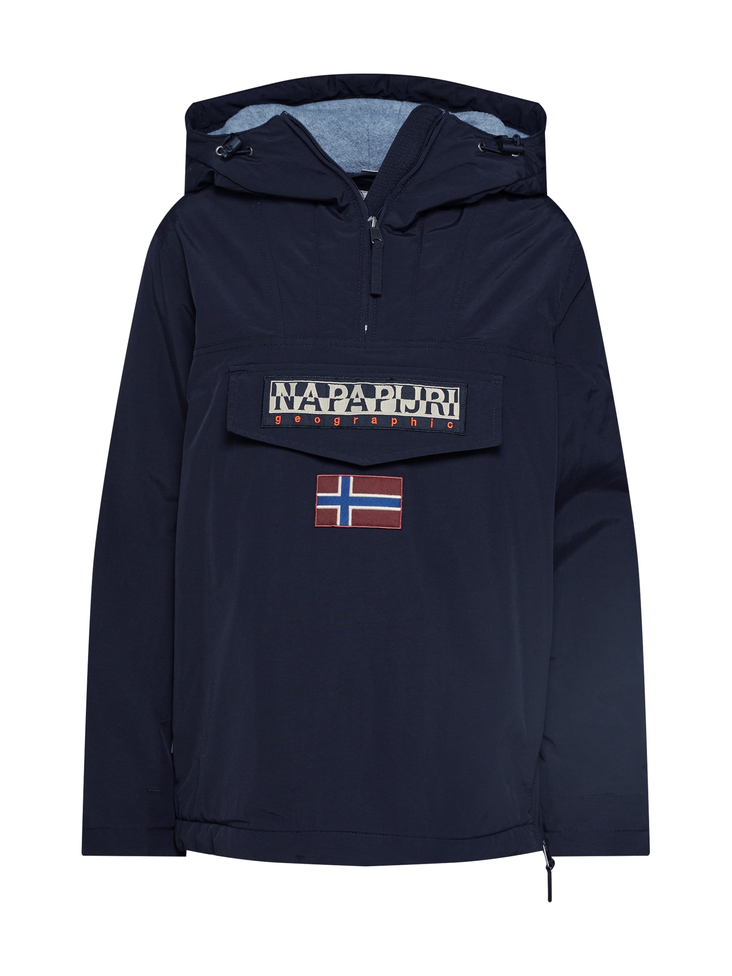 NAPAPIJRI Geacă de primăvară-toamnă 'RAINFOREST'  bej / roșu orange / negru