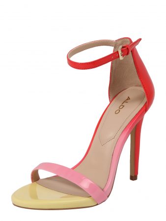 ALDO Sandale cu beretă 'CARAA'  galben / roz / roșu