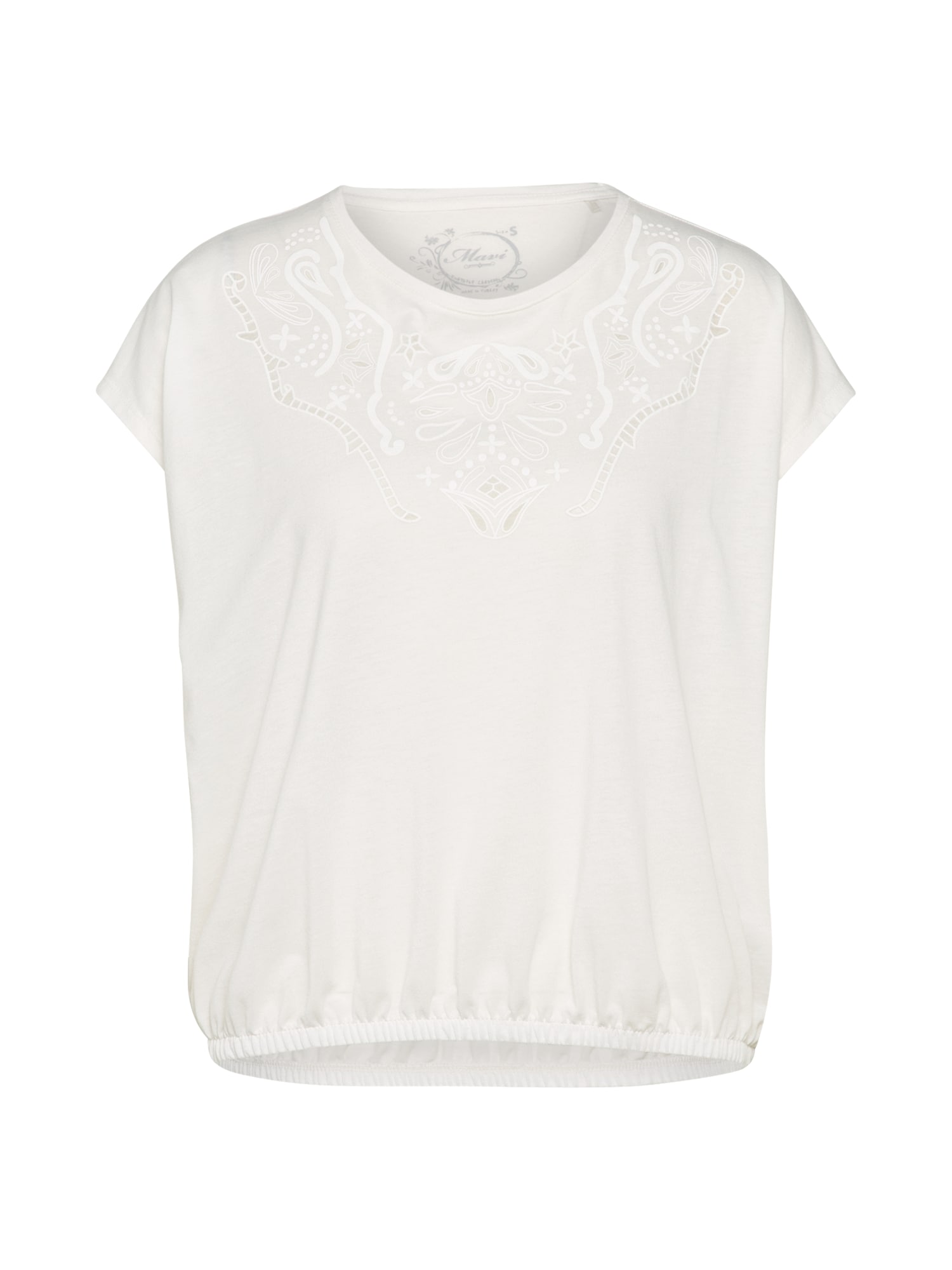 Mavi Tricou 'PRINTED' alb