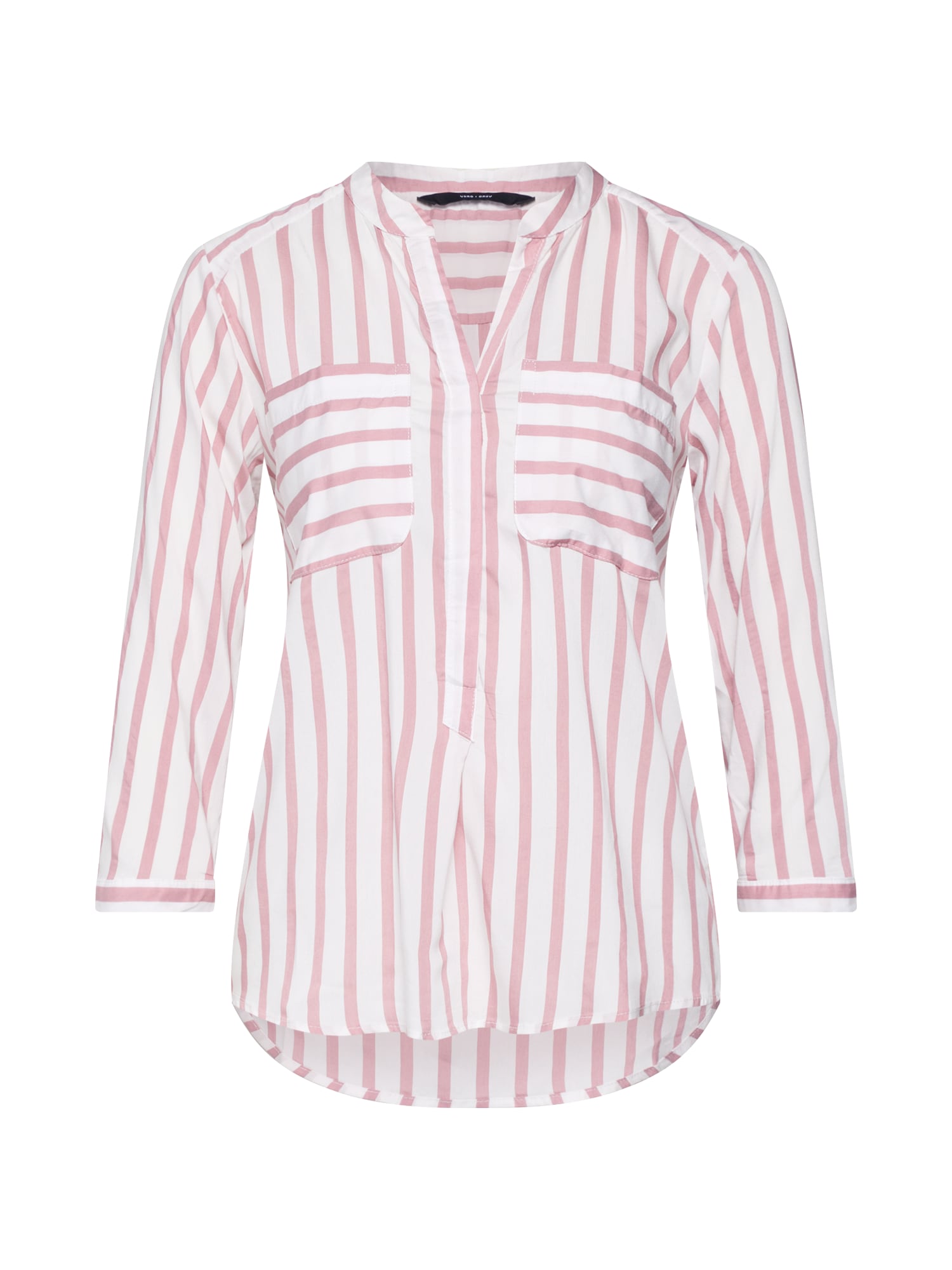 VERO MODA Bluză 'Erika'  roz / alb
