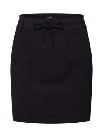 ONLY Fustă 'POPTRASH'  negru / alb