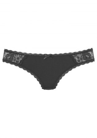 LASCANA Tanga  negru