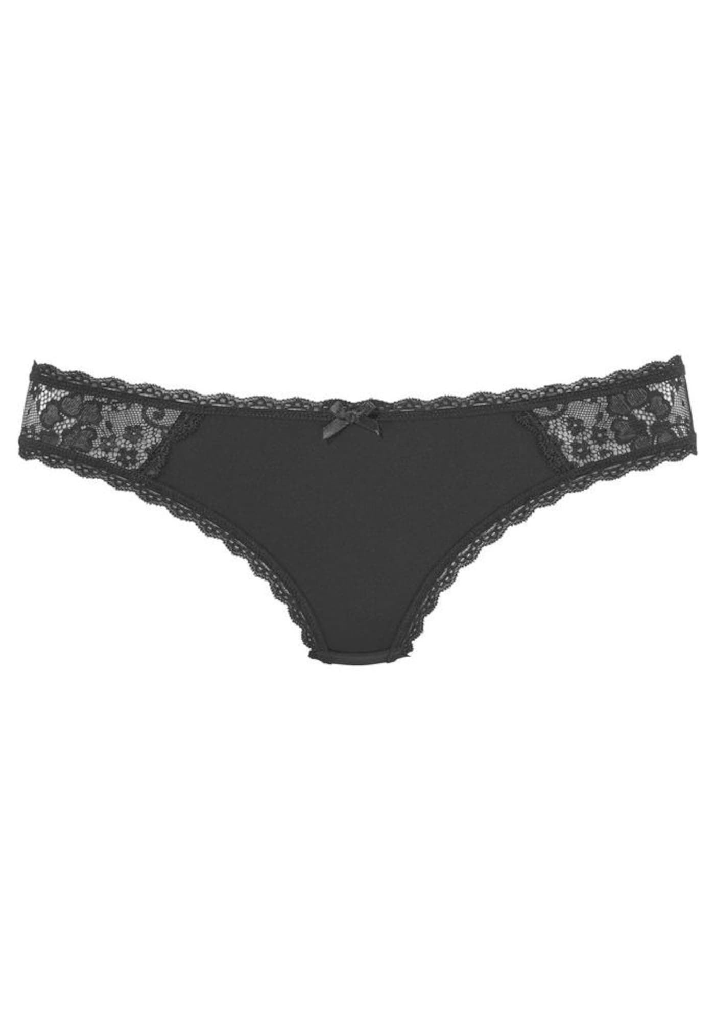 LASCANA Tanga  negru