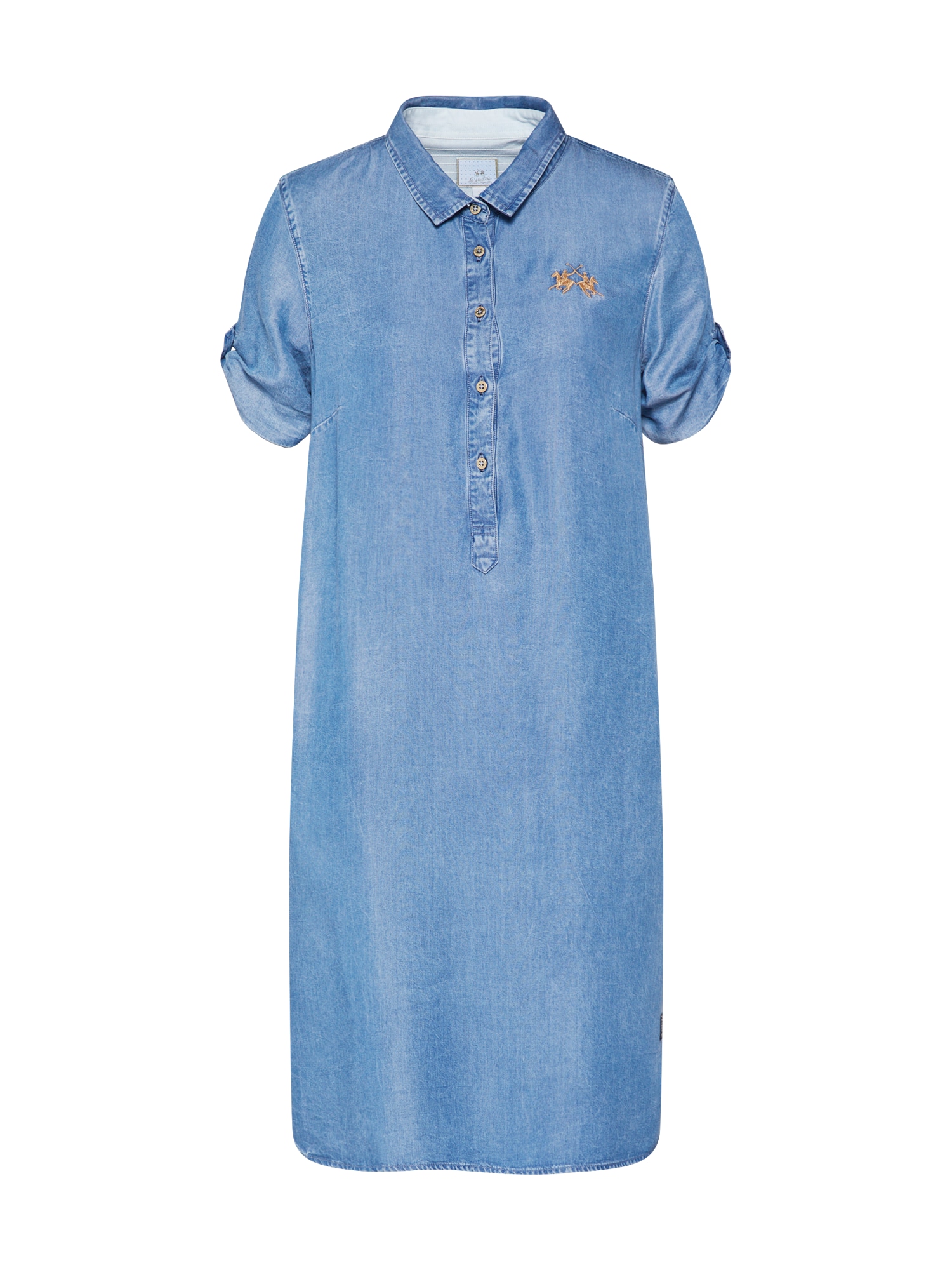 La Martina Rochie tip bluză 'PWD601-DM070'  albastru