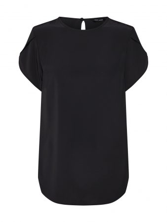 NEW LOOK Bluză 'PEPPA PETAL'  negru