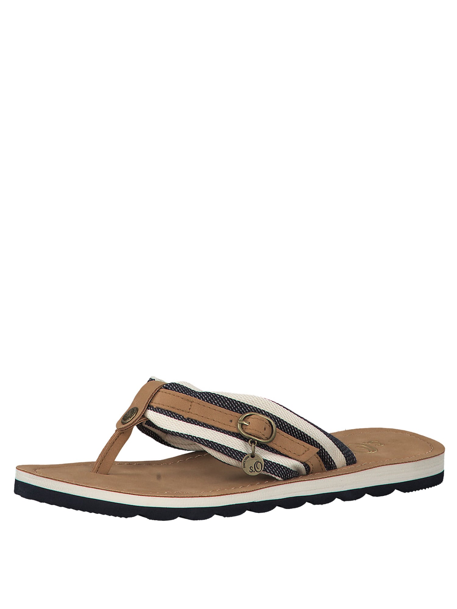 S.Oliver Flip-flops  bej / navy