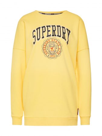 Superdry Bluză de molton 'VARSITY OS CREW'  galben