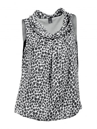 Heine Top  negru / alb