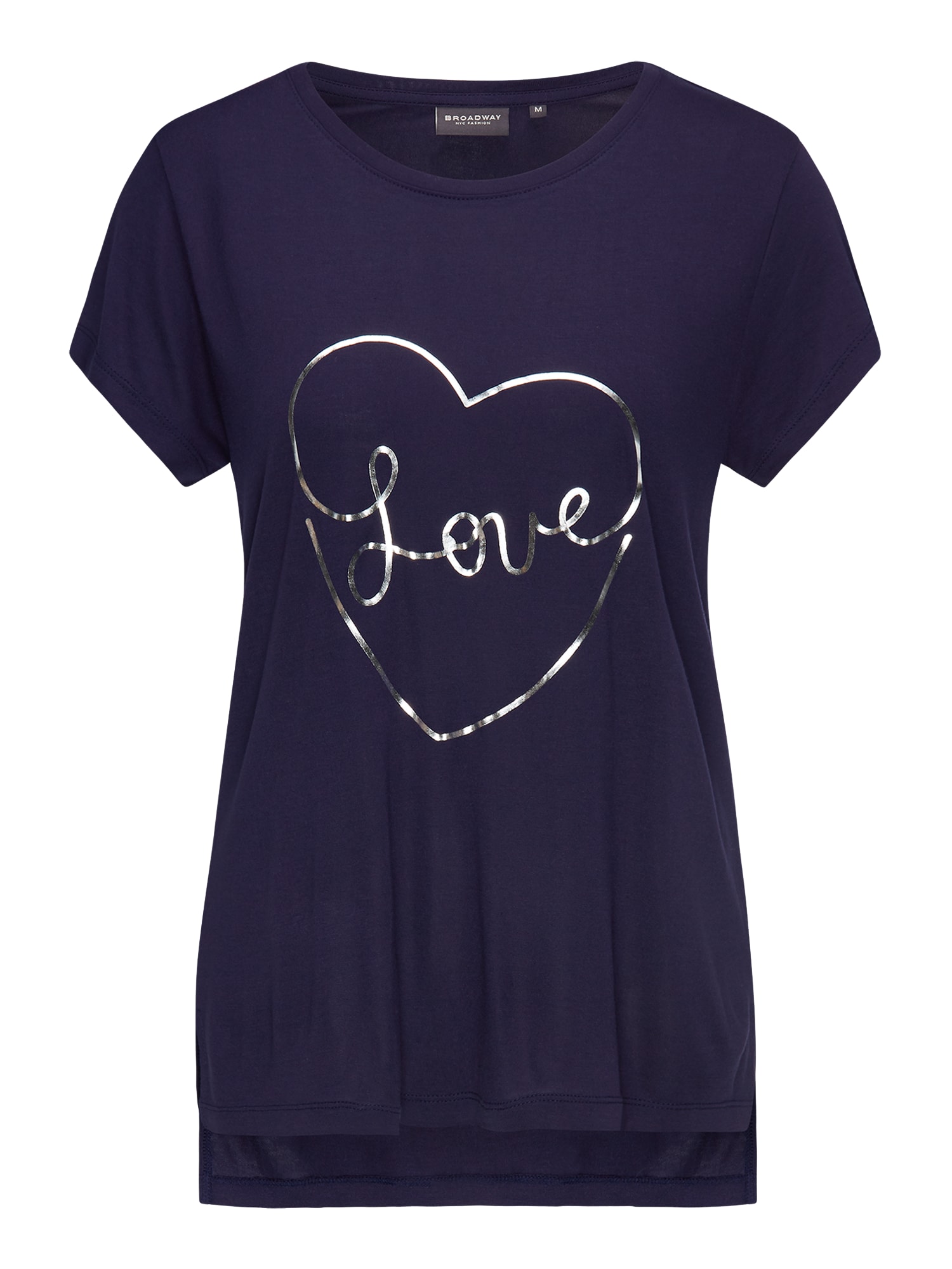 BROADWAY NYC FASHION Tricou 'PANTEA' albastru închis