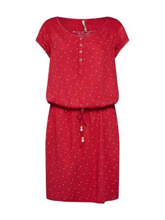 Ragwear Rochie de vară 'Danila'  roșu / alb