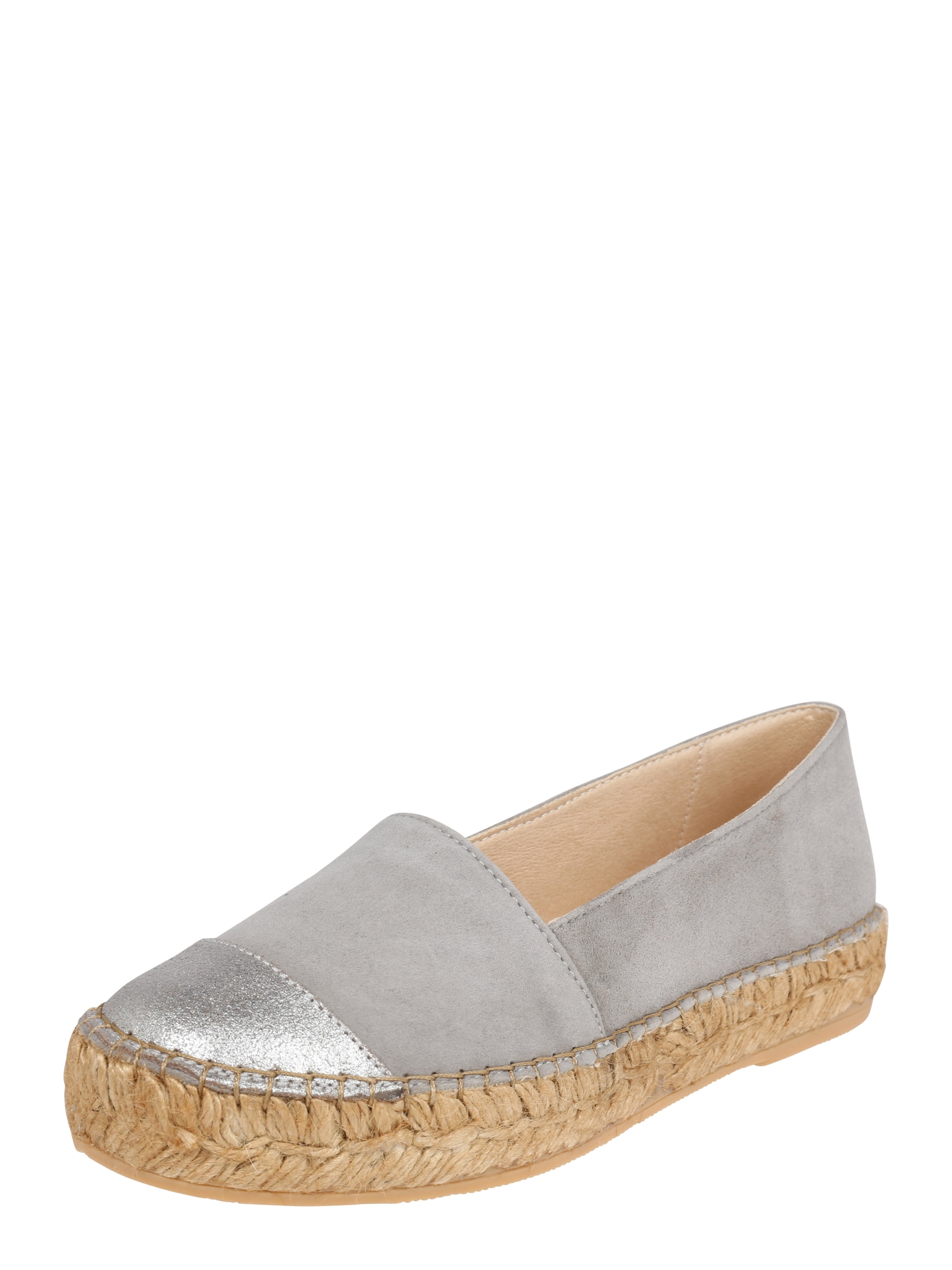 MACARENA Espadrile 'Elisa 47'  gri / argintiu