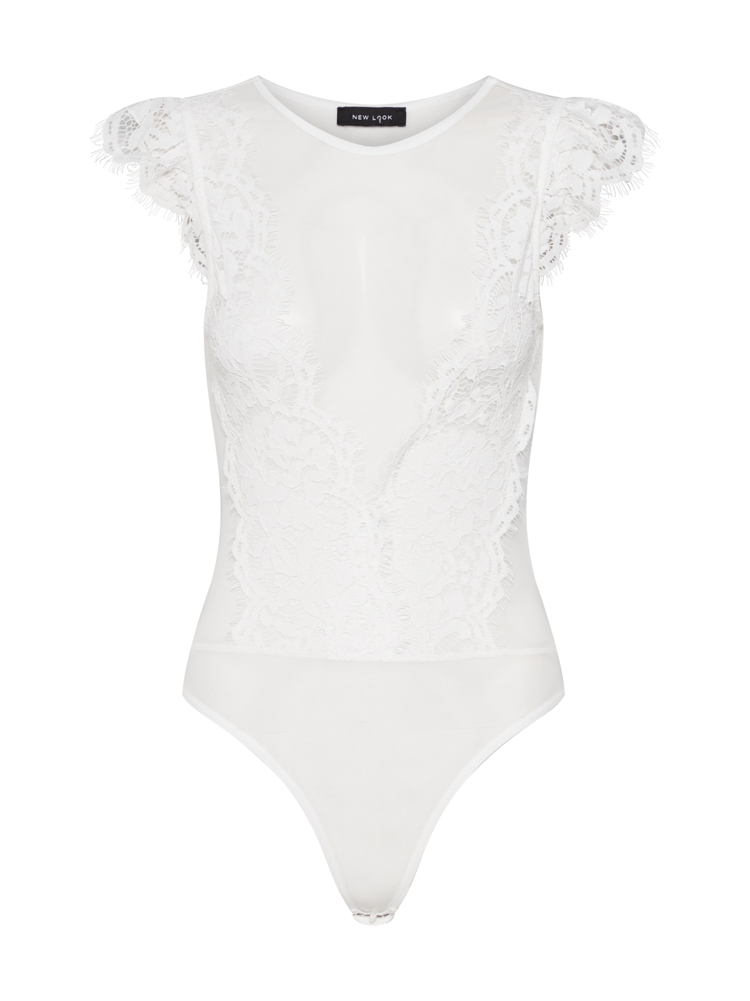 NEW LOOK Tricou 'GO SHORT'  alb