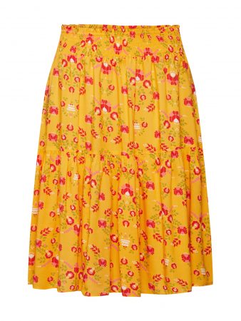 Blutsgeschwister Fustă 'wanderwirbel skirt'  galben / roșu