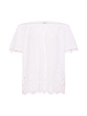 Hailys Tricou 'SS C TP Maisie'  alb