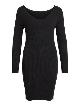 OBJECT Rochie 'FEVA'  negru