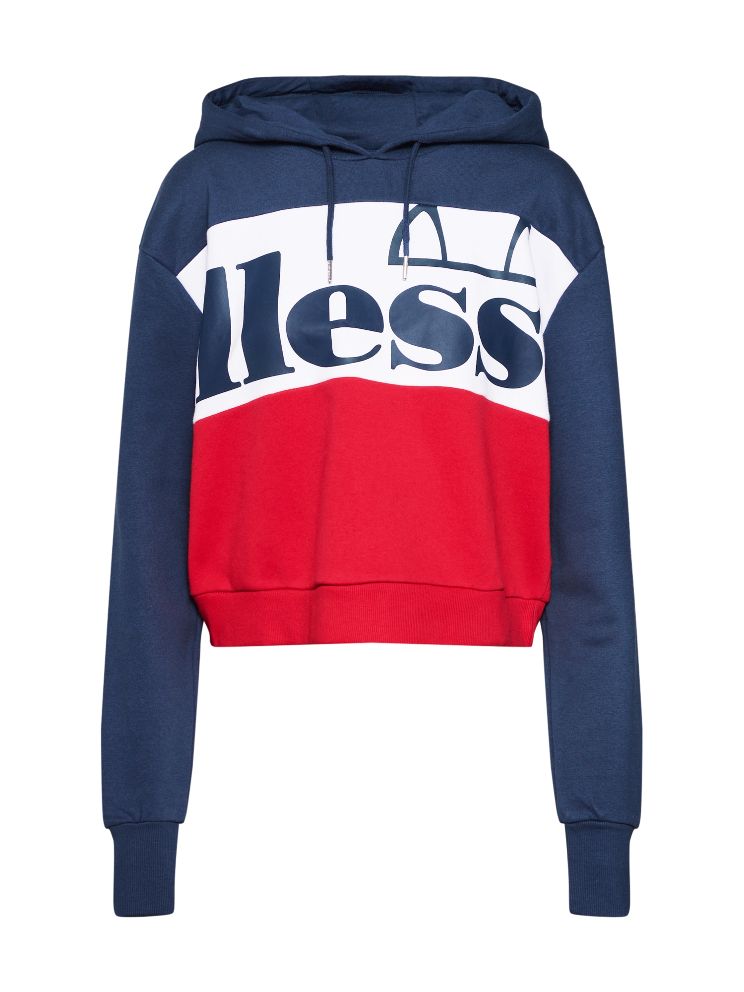 ELLESSE Bluză de molton 'allesandro' navy / roșu / alb