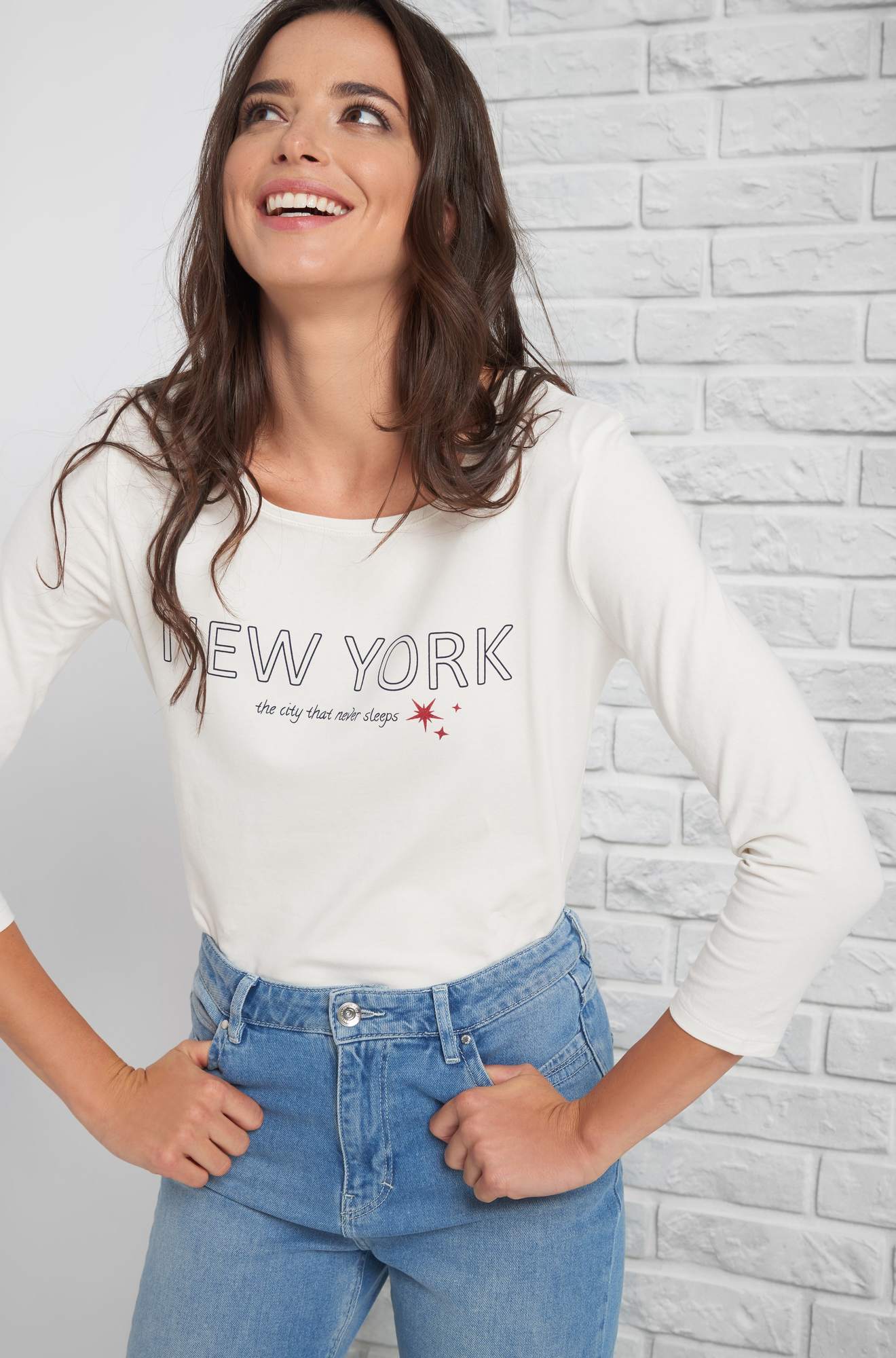 Bluză cu inscripție