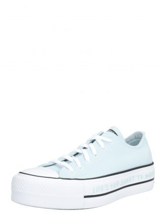 CONVERSE Sneaker low 'Renew Canvas – Chuck Taylor Ox'  albastru deschis / negru / alb