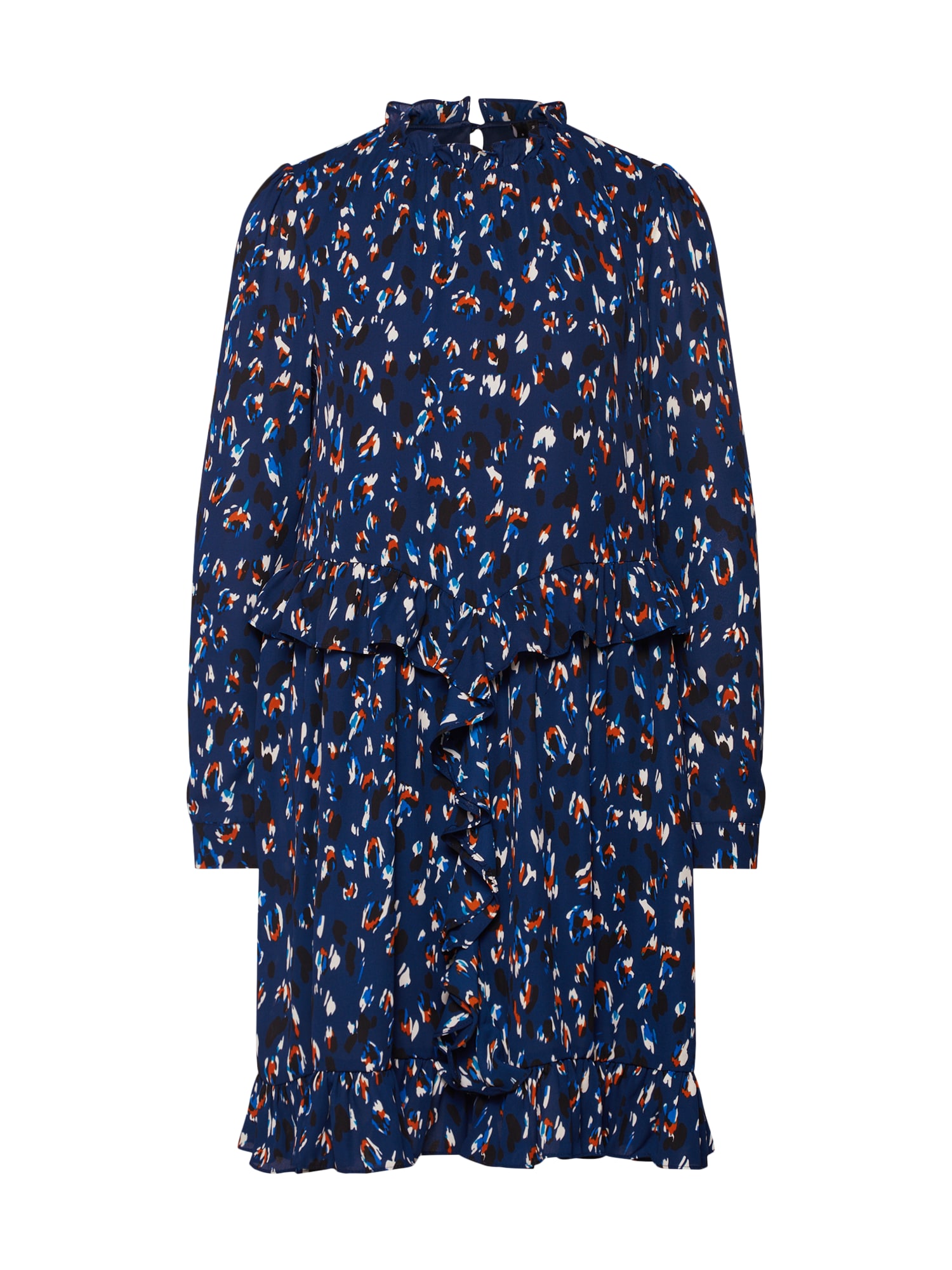 VERO MODA Rochie 'SABBY ZIGGA'  marine / alb