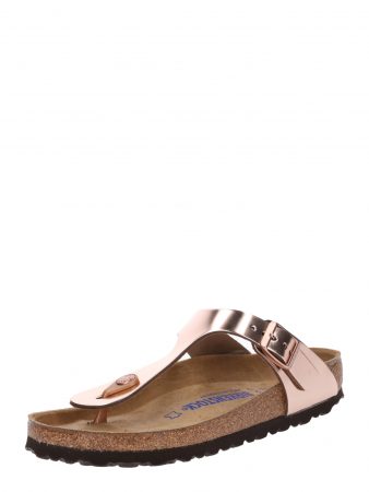 BIRKENSTOCK Flip-flops 'Gizeh'  maro ruginiu / auriu