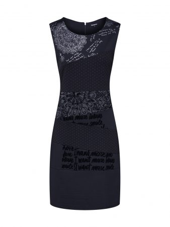 Desigual Rochie 'VEST_NATALIE'  culori mixte / negru
