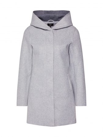 ONLY Palton de primăvară-toamnă 'ONLSIRI BONDED HOOD COAT'  gri amestecat