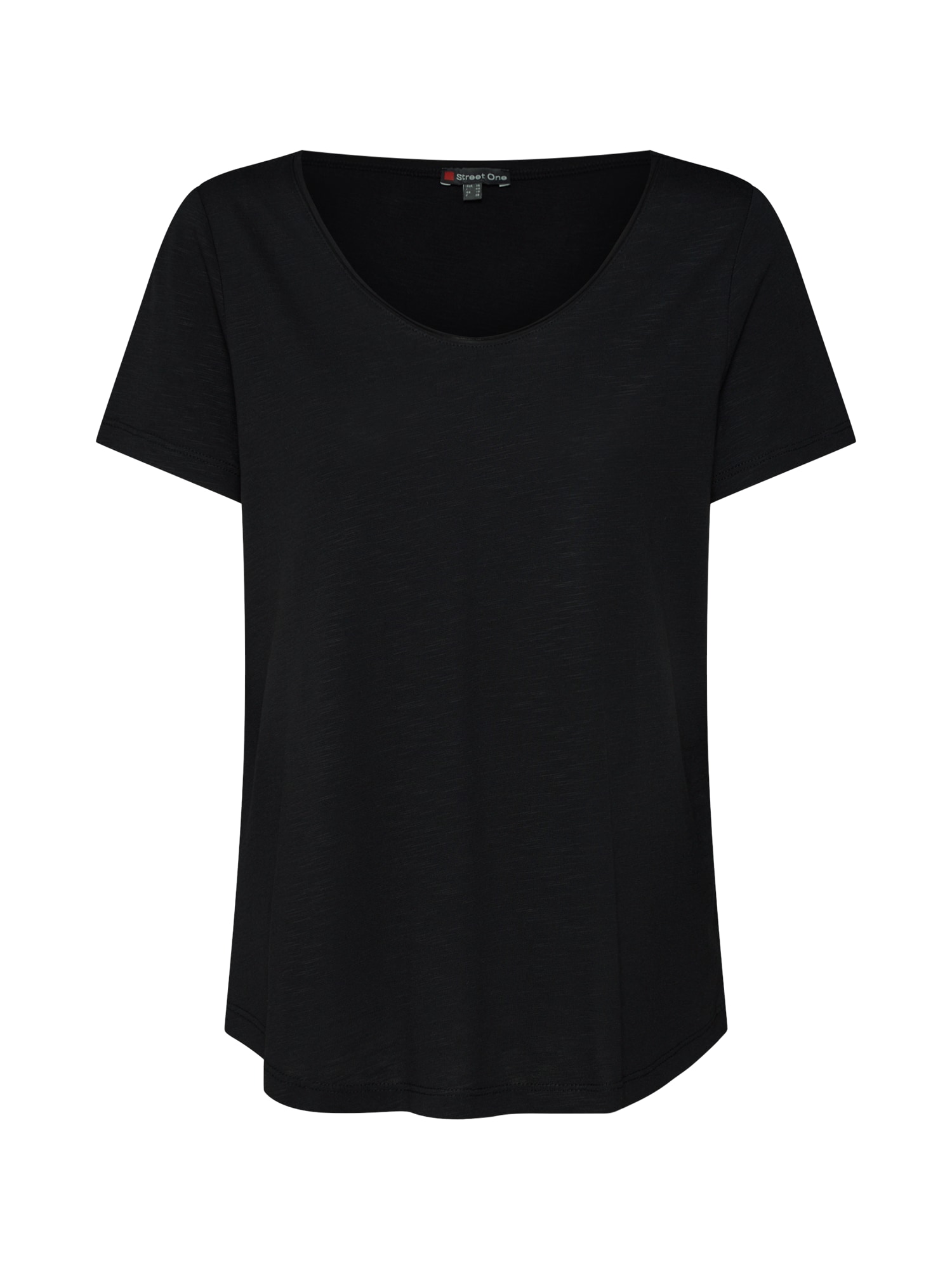 STREET ONE Tricou 'QR Gerda'  negru