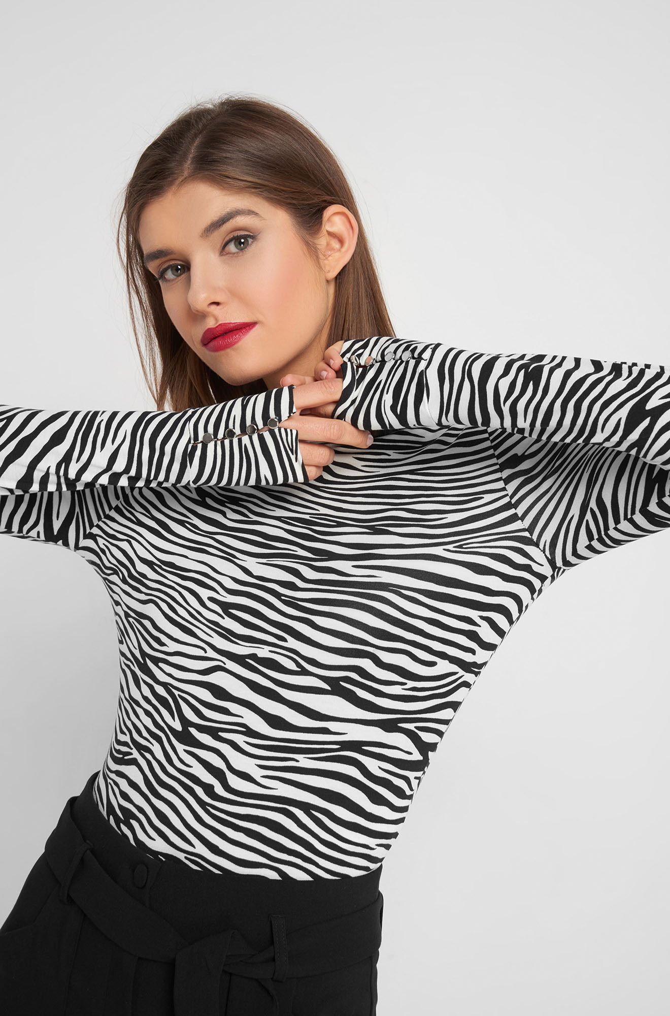 Bluză cu animal print