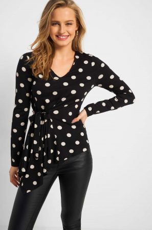 Bluză cu buline